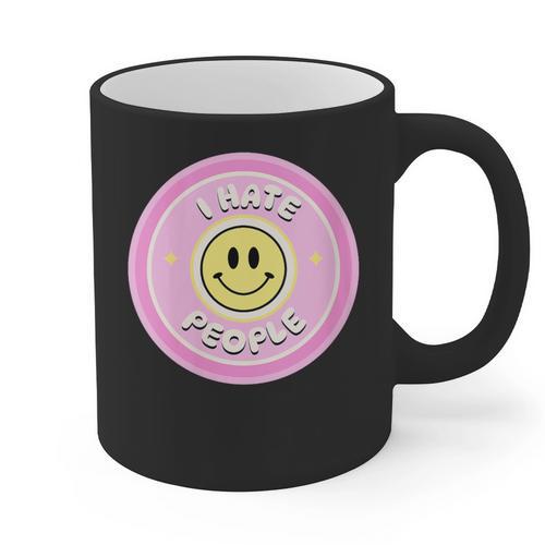 I Hate People Saying For Introverts Graphic Print Coffee Mug - Raresse