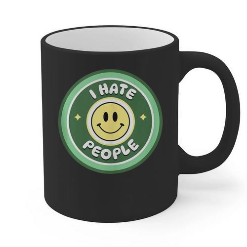 I Hate People Saying For Introverts Graphic Print Coffee Mug - Raresse