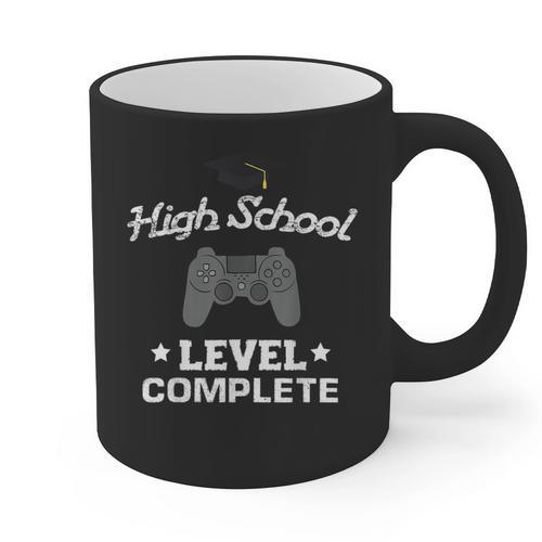 High School Graduation Shirt Video Gamer Nerd Geek Game Graphic Print Coffee Mug - Best Gift Smart