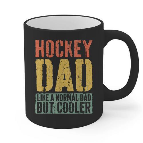 Hockey Dad Shirt Men Fathers Day Hockey Dad Graphic Print Coffee Mug - Father's Day Fun
