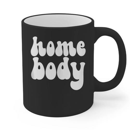 Homebody Introvert I Want To Stay Home Quiet Please Graphic Print Coffee Mug - Raresse