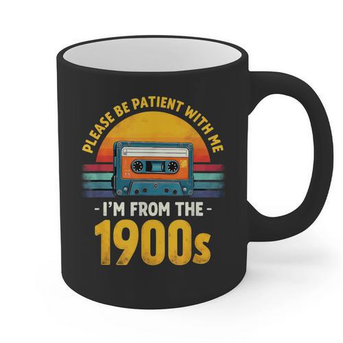 Humor Daddy I'm From The 1900s Graphic Print Coffee Mug - Figerry