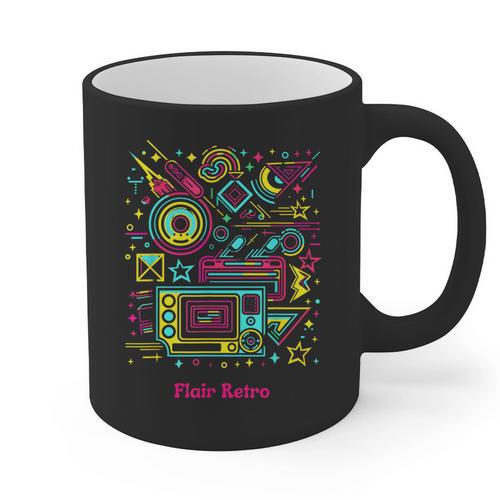 Iconic Nostalgia Vintage Graphic Graphic Print Coffee Mug - Figerry