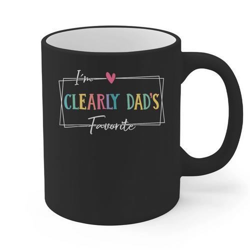 I'm Clearly Dad's Favorite Favorite Child And Son Daughter Graphic Print Coffee Mug - Father's Day Fun