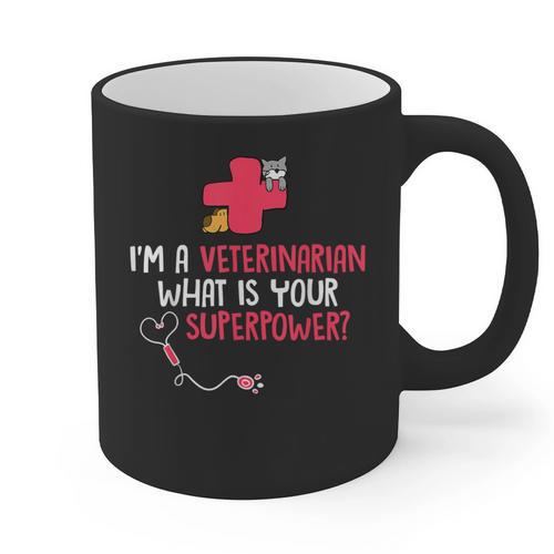 I'm A Veterinarian Vet Student Graduation Graphic Print Coffee Mug - Best Gift Smart