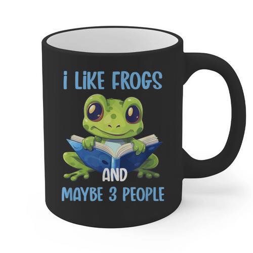 Introvert Herpetologists Amphibian Frog Lover Graphic Print Coffee Mug - Raresse
