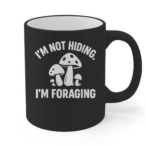 Introvert Mushroom Forager Humor Graphic Print Coffee Mug - Raresse