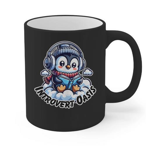 Introvert Oasis Graphic Print Coffee Mug - Raresse