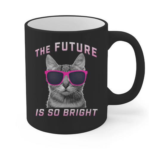 Kids Cool Future Is Bright Kids Graduation Or Birthday Graphic Print Coffee Mug - Best Gift Smart