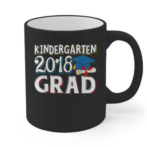 Kindergarten Graduation Shirt Boys Girls Graduate Graphic Print Coffee Mug - Best Gift Smart