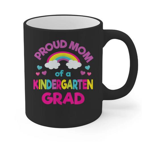Kindergarten Graduation Shirt Mom For Girl Graduate Tee Graphic Print Coffee Mug - Best Gift Smart