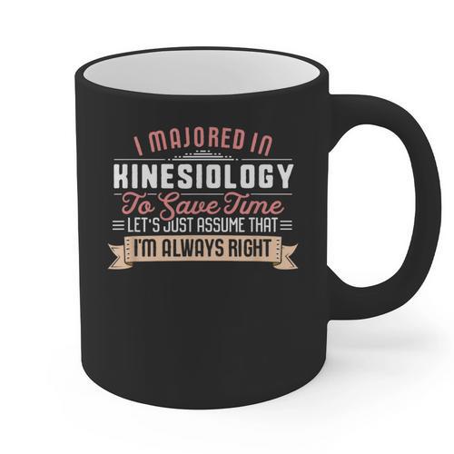 Kinesiology Major Student Shirt Graduation Graphic Print Coffee Mug - Best Gift Smart