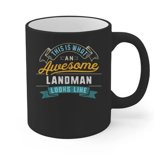 Landman Shirt Awesome Job Occupation Graduation Graphic Print Coffee Mug - Best Gift Smart