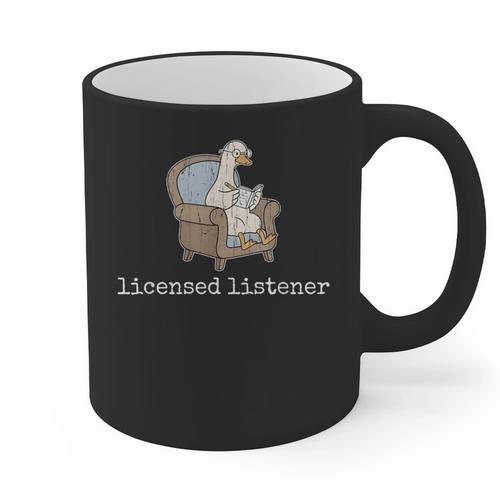Licensed Listener Goose School Graduation Graphic Print Coffee Mug - Best Gift Smart