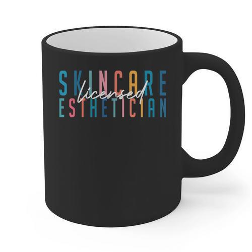 Licensed Skin Esthetician Graduation Skin Esthetician Graphic Print Coffee Mug - Best Gift Smart