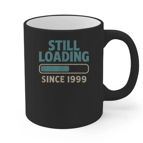 Still Loading Since 1999 Retro Tech Nostalgia Graphic Print Coffee Mug - Figerry