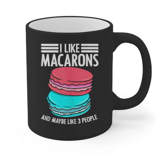 Macaroons Dessert Antisocial Introvert Pastries Food Lover Graphic Print Coffee Mug - Raresse