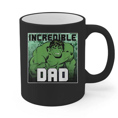 Marvel Comics Avengers Father's Day Hulk Incredible Dad Graphic Print Coffee Mug - Father's Day Fun