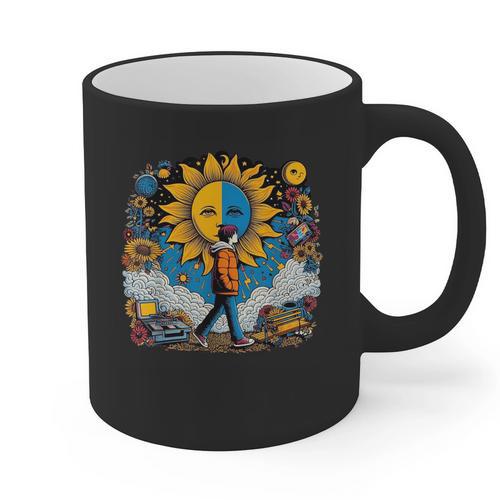 Memory Balloons Graphic Print Coffee Mug - Easessy