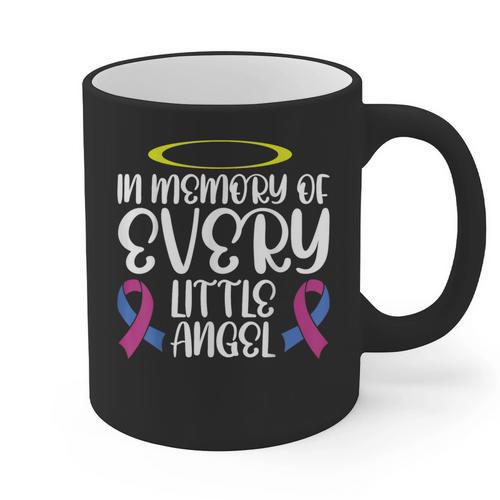 In Memory Of Every Little Angel Graphic Print Coffee Mug - Easessy