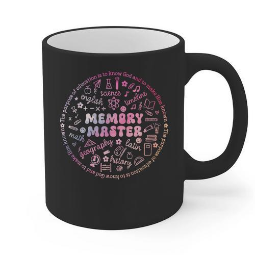Memory Master Classical Conversation Homeschool Mom Graphic Print Coffee Mug - Easessy