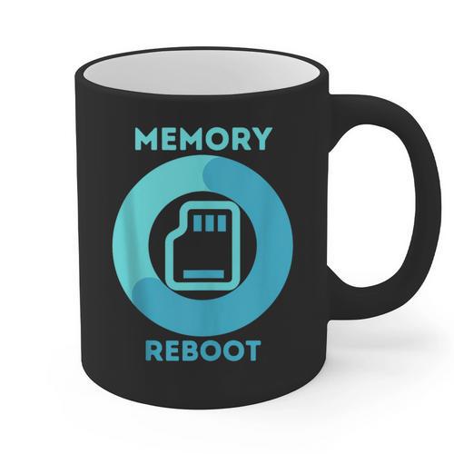 MEMORY REBOOT Graphic Print Coffee Mug - Easessy