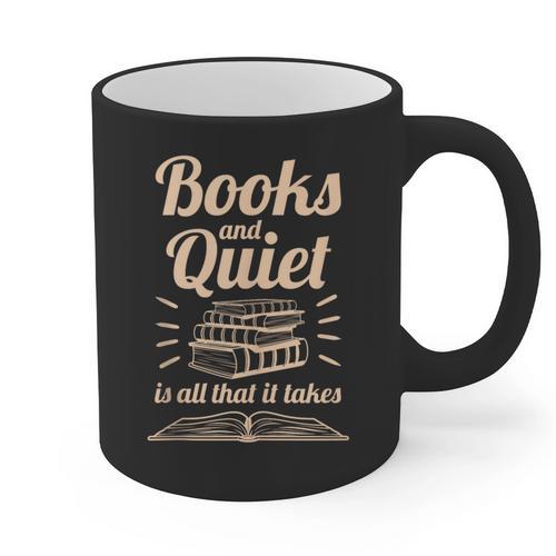 Mindfulness Reading Book Nerd Book Lover Bookworm Introverts Graphic Print Coffee Mug - Raresse