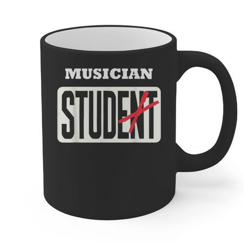 MUSICIAN Student Shirt Graduation MUSICIAN Stud Graphic Print Coffee Mug - Best Gift Smart
