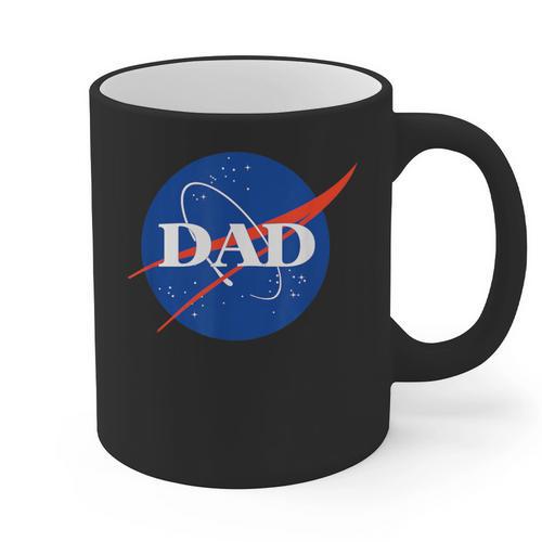 NASA Inspired DAD Meatball Graphic Print Coffee Mug - Father's Day Fun