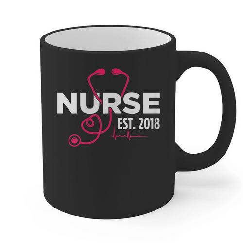 Nurse Graduate Graduation 2018 Nursing School Shirt Graphic Print Coffee Mug - Best Gift Smart