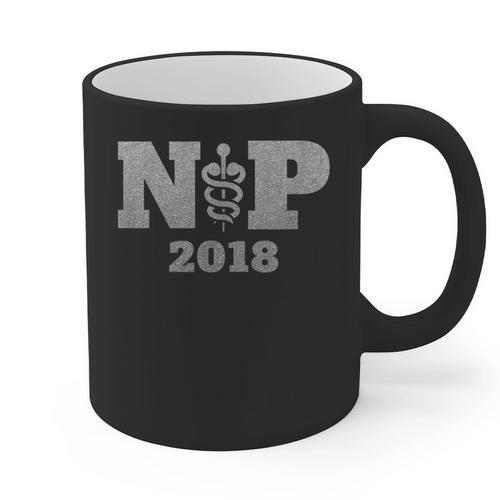 Nurse Practitioner Graduation Shirt NP Est 2018 Tee Graphic Print Coffee Mug - Best Gift Smart