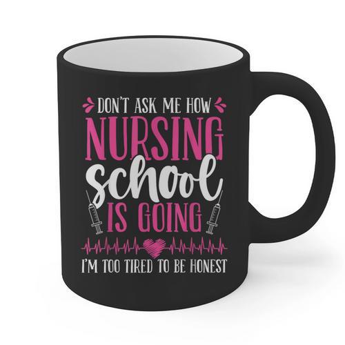 Nursing School Graduate Nurse Graduation Party Graphic Print Coffee Mug - Best Gift Smart
