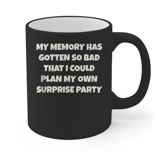 Old People's Senior's Memory Graphic Print Coffee Mug - Easessy