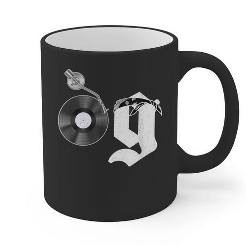 Old School Dad OG Hip Hop Head Vinyl Retro 80s90s Nostalgia Graphic Print Coffee Mug - Figerry