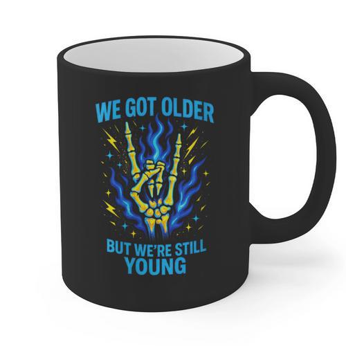 We Got Older Emo Punk Rock Nostalgia Graphic Print Coffee Mug - Figerry