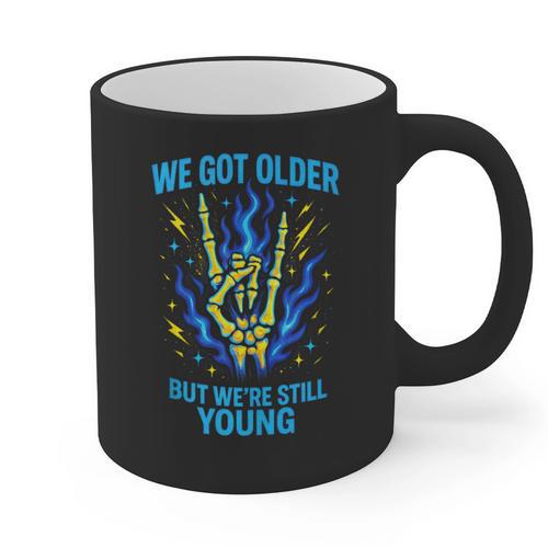 We Got Older Emo Punk Rock Nostalgia Graphic Print Coffee Mug - Figerry