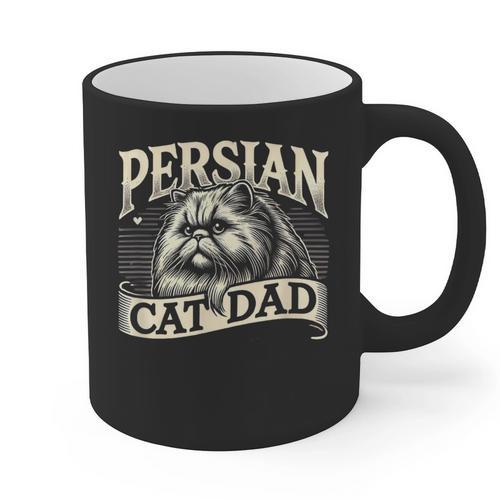 Persian Cat Dad Persian Cats Persian Cat Lover Graphic Print Coffee Mug - Father's Day Fun