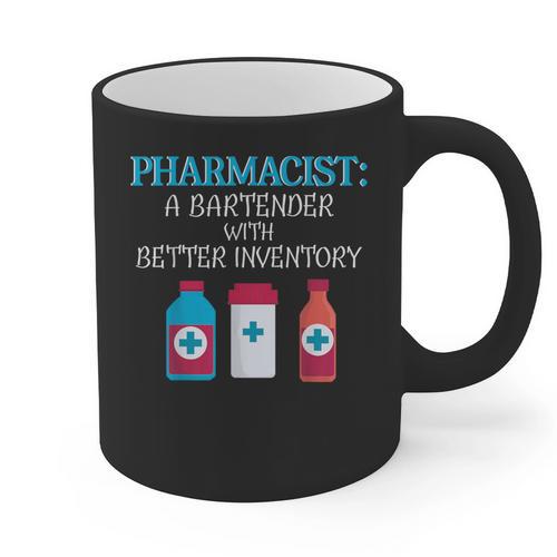 Pharmacist T-Shirt Gag Graduation PharmD Graphic Print Coffee Mug - Best Gift Smart