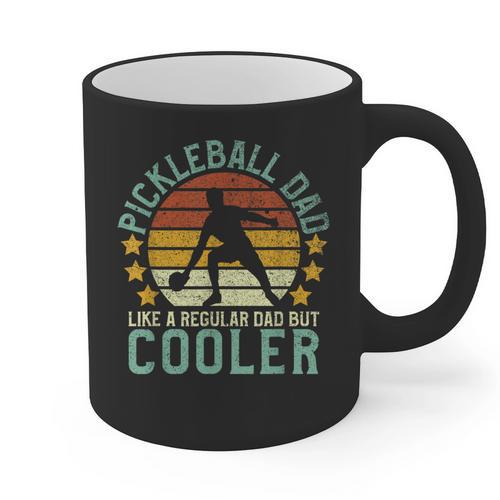 Pickleball Dad Pickleball Player Graphic Print Coffee Mug - Father's Day Fun