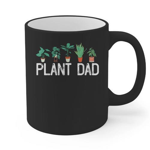 Plant Dad Potted Plant Lover Gardening Plant Guy Graphic Print Coffee Mug - Father's Day Fun