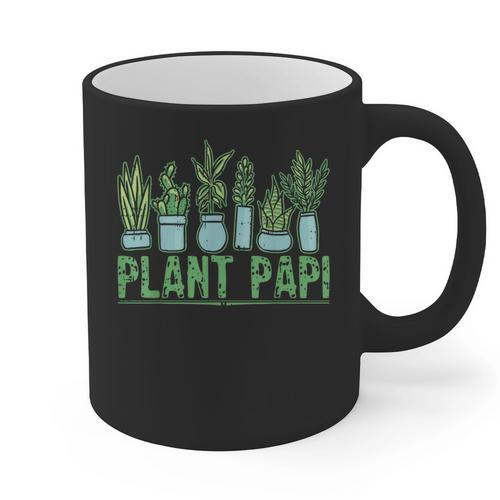 Plant Papi Daddy Father Gardener Gardening Father’s Day Graphic Print Coffee Mug - Father's Day Fun