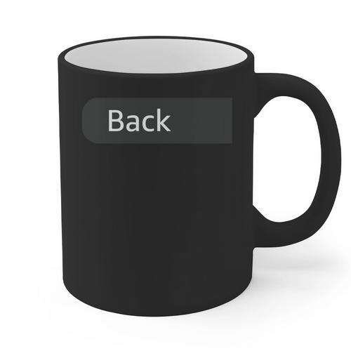 Play Cars On Dad's Back Mat Road Car Race Track ON Back Graphic Print Coffee Mug - Father's Day Fun
