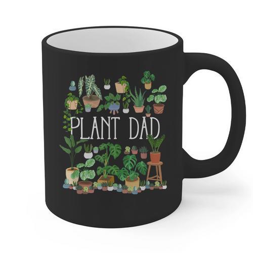 Potted Plant Dad Graphic Print Coffee Mug - Father's Day Fun