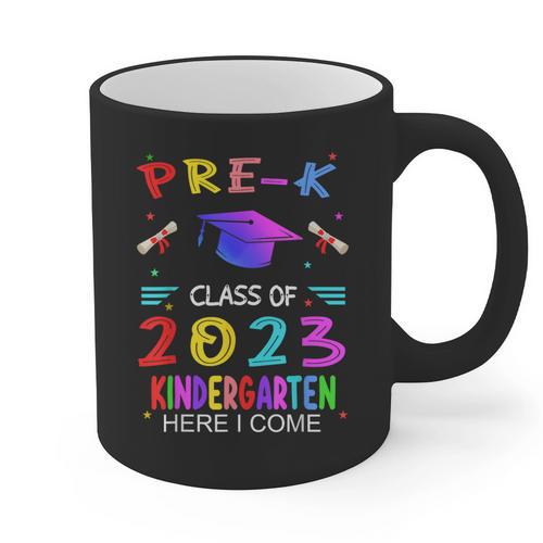 Pre-k Graduation Pre Kindergarten Class Of 2023 Boys Girls Graphic Print Coffee Mug - Best Gift Smart