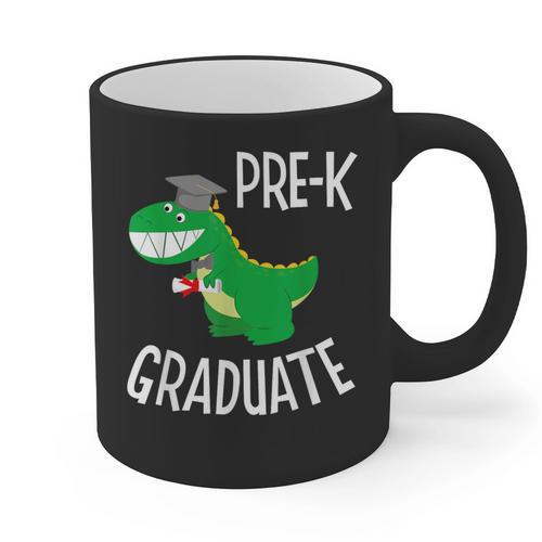 Preschool Graduation Preschooler Dinosaur Pre-K Dino Kids Graphic Print Coffee Mug - Best Gift Smart