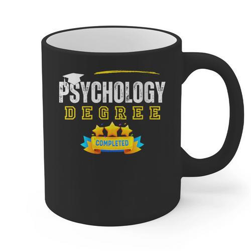 Psychology Degree Graduation Senior Celebration Grad Party Graphic Print Coffee Mug - Best Gift Smart