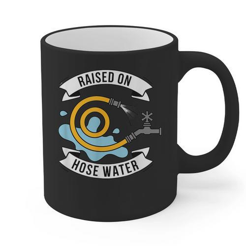 Raised On Hose Water Nostalgia Saying Graphic Print Coffee Mug - Figerry