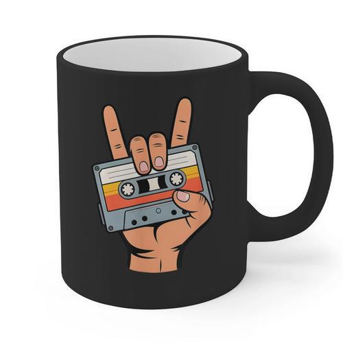 Retro Cassette Tape For 80s & 90s Nostalgia Graphic Print Coffee Mug - Figerry