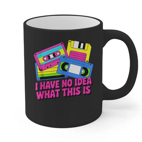 Retro Cassette Vintage 80s Nostalgia Graphic Print Coffee Mug - Figerry
