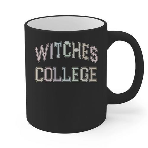 Retro Stay Away From Me WITCHES COLLEGE Introvert AntiSocial Graphic Print Coffee Mug - Raresse